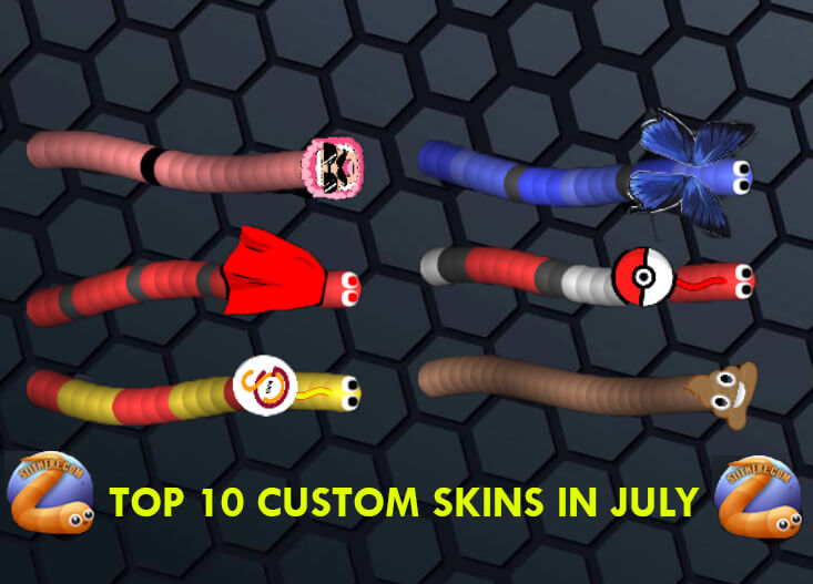 Slither.io Mods, Country Flags, Team Logos, Create Your Own Skin