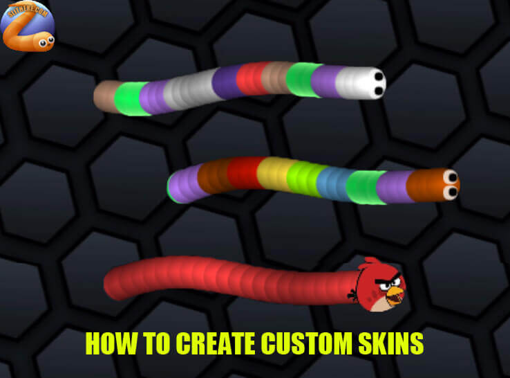 Dica Slither.io como mudar cor da cobra (trocar a skin) 