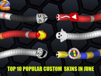 Top 10 Slither.io Custom Skins in June