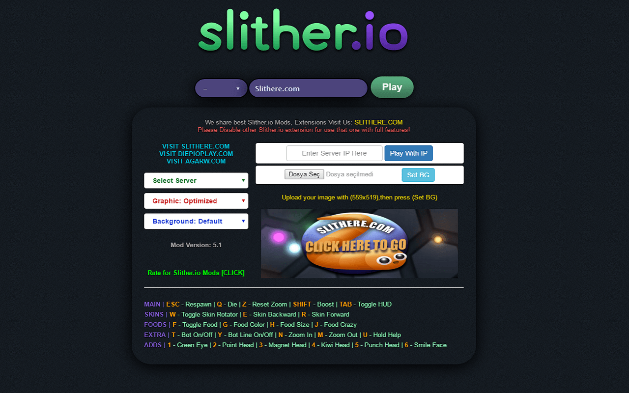 Slither.io Mods, Zoom, Unlock Skins, Bots for Google Chrome - Extension  Download