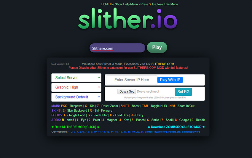 slitherio cheats 2019