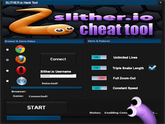 slitherio hack cheat tool