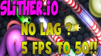 slither.io laggy game