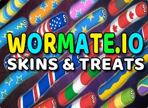 The Treats And Skins In Wormate.io Game
